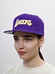 Бейсболка MITCHELL NESS арт. 6HSSMM20203-LALPURP Los Angeles Lakers NBA (фиолетовый)